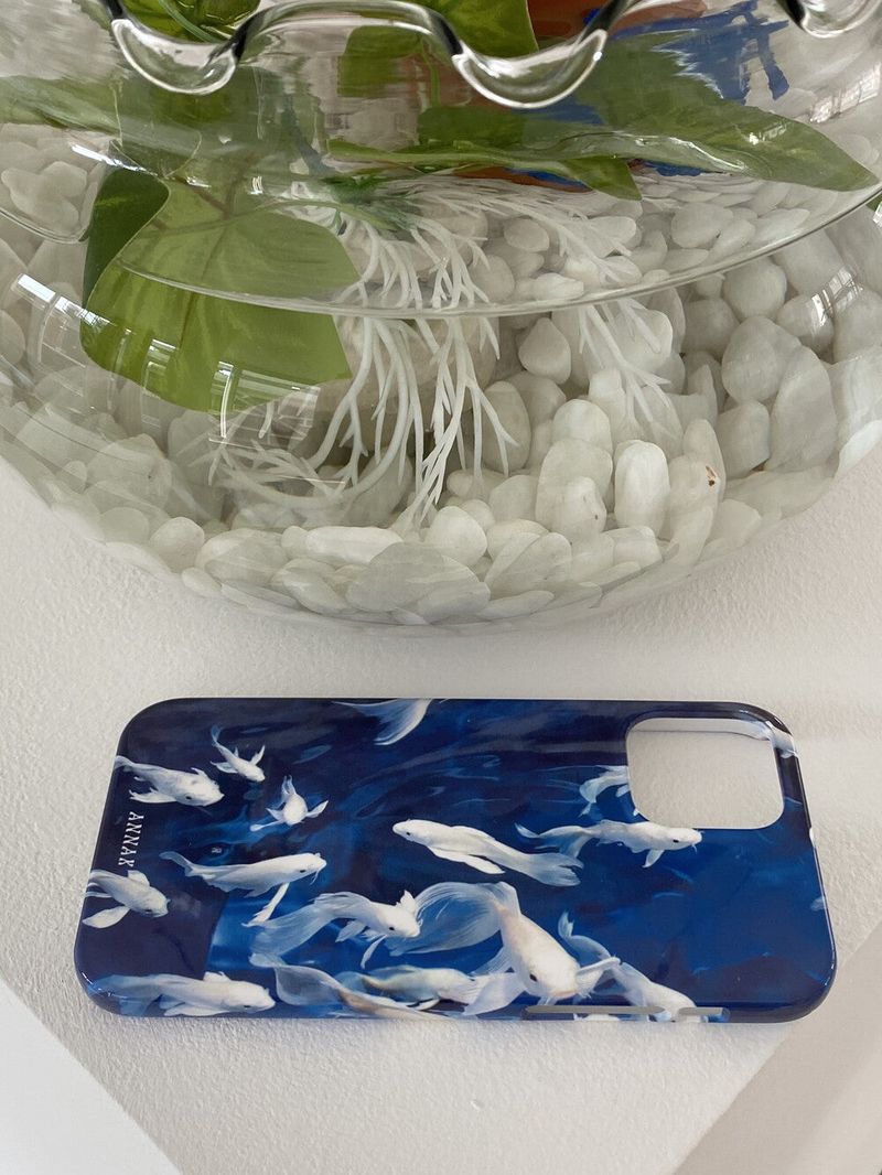 [deep ocean koi goldfish hard case]