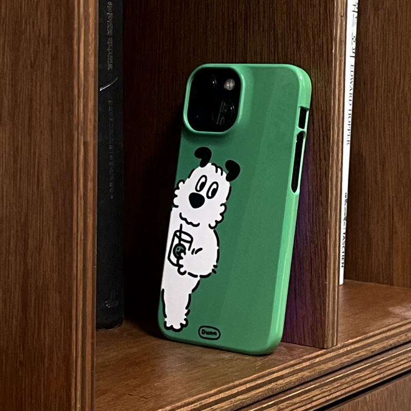 dunn dunny dunn（ダン ダニー ダン）の「コーヒーグリーンハードスマートフォンケース（スマホグッズ/小物）」