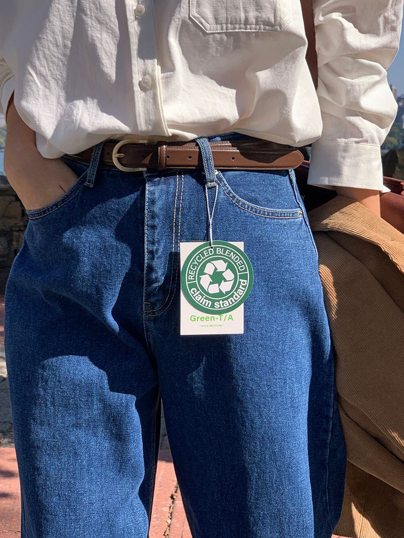 [Cowhide] Mid pick belt
