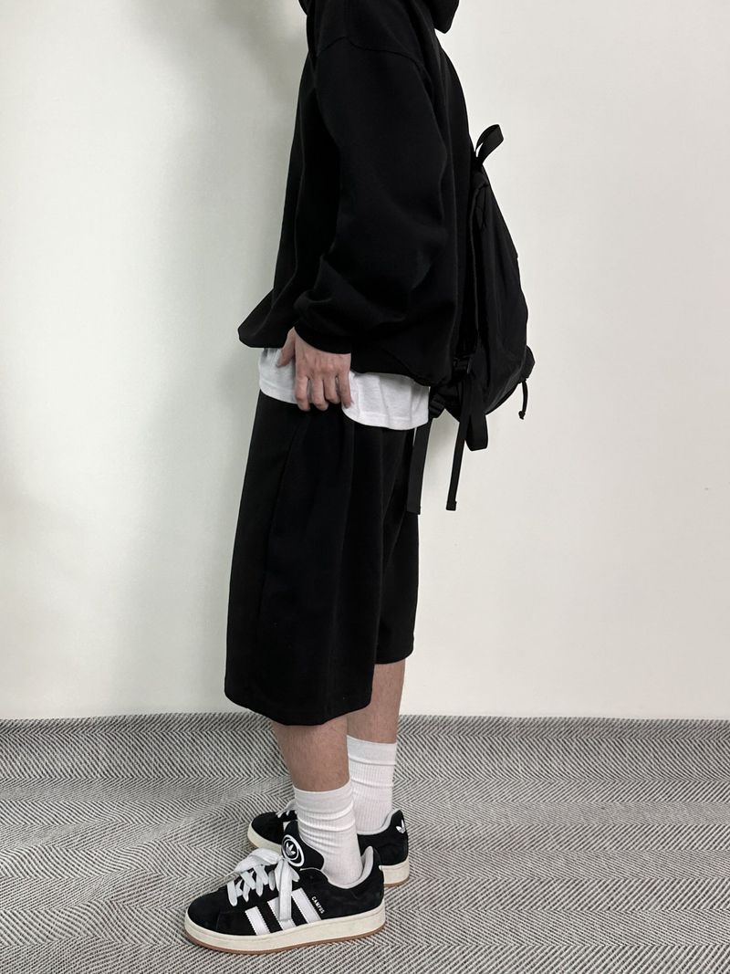 Mg Side folding bermuda pants