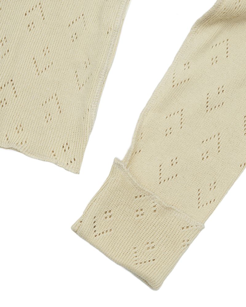 Punching Knit (CREAM) WOMENS