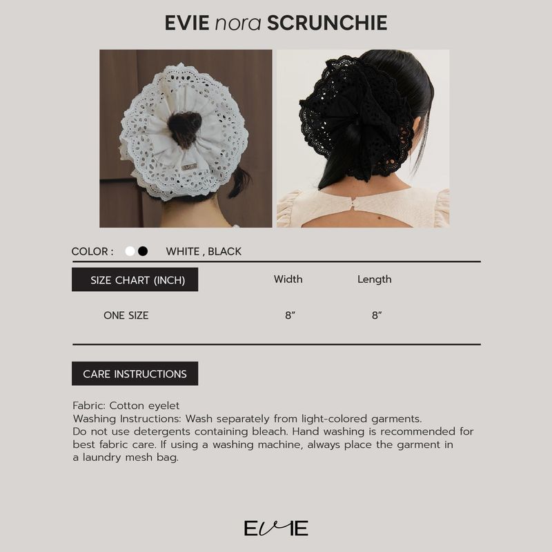EVIE nora SCRUNCHIE