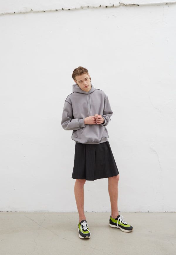 OVERLOCK STITCH HOODIE (2 COLORS)