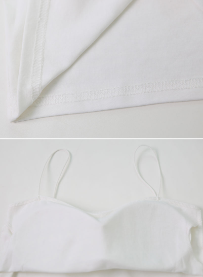 SP Crop Strap Cap Sleeveless (3color)