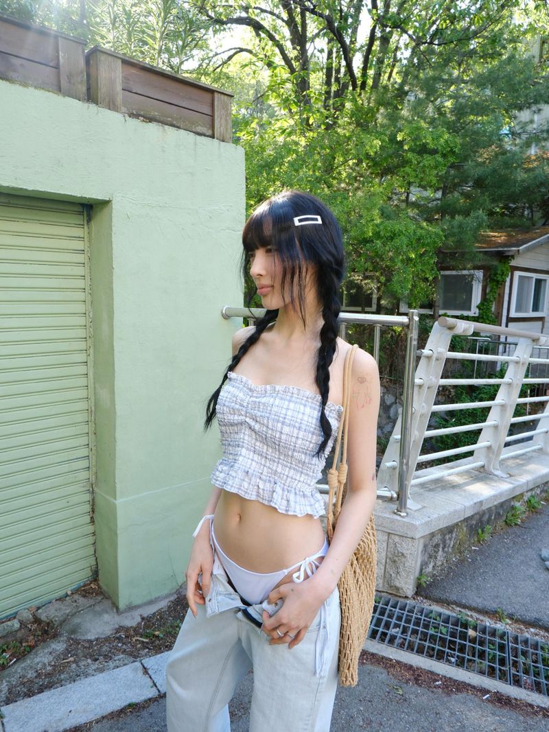 smoke frill bikini