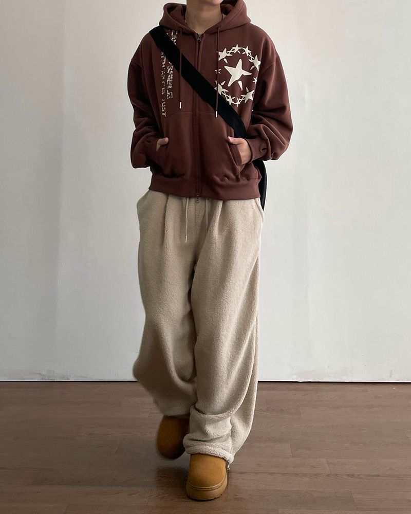 Scope Cropped Fleece Hoodie Zip-up