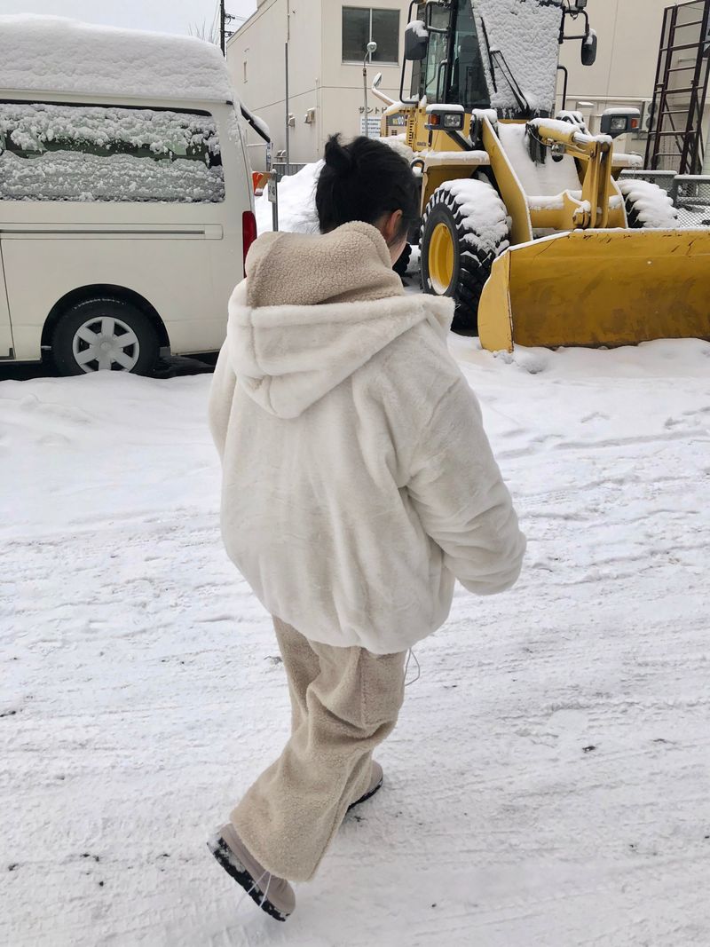 Ken & Mary fleece set up cargo pants