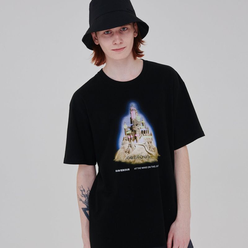 Sandcastle T-Shirt Black