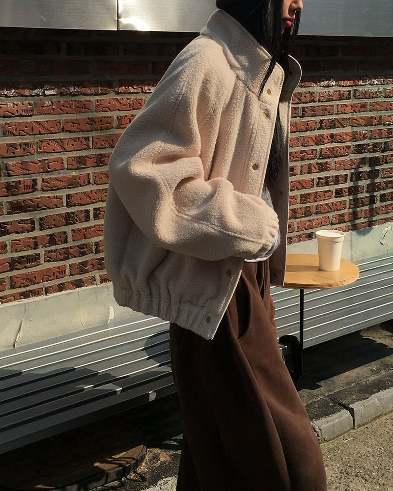 [ORIGINAL] Cable Wool Fleece Jumper