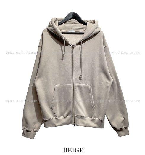 Rams Brushed Two-Way Hood Zip Up
