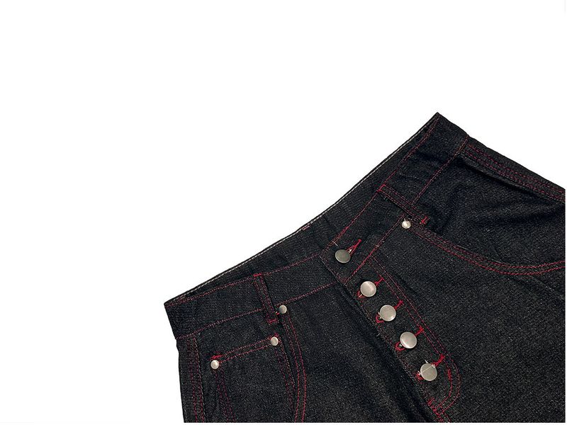 Serpent Black Wide Denim