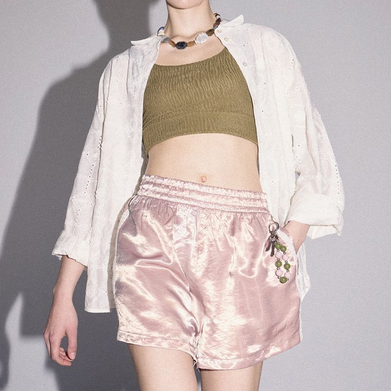 Melly&Rose(メリーアンドローズ)の「MELLY SHEER LONG SHIRTS(Tops)」