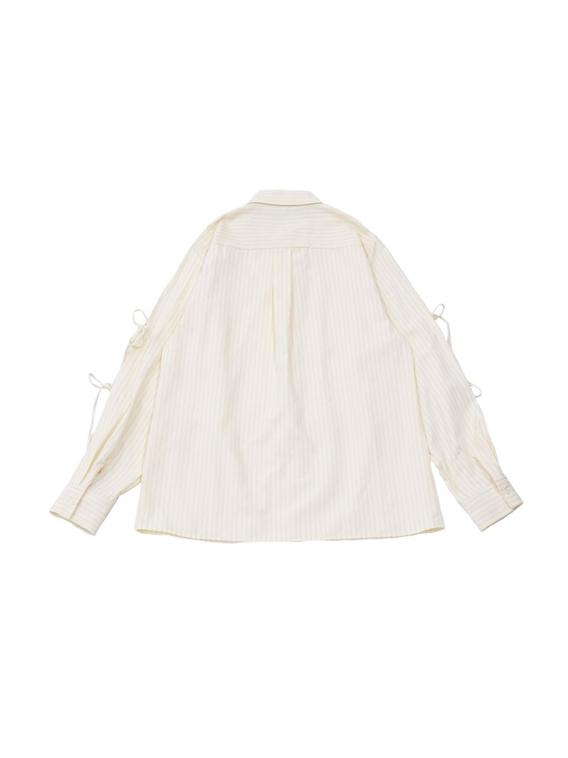 arm ribbon stripe shirt