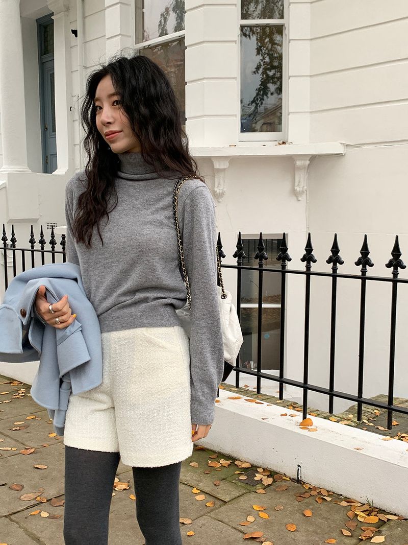 [MADE] soft wool turtleneck knitwear