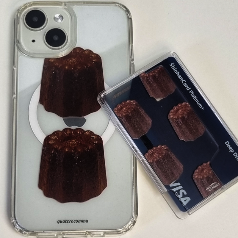 Canelé MagSafe Transparent Card Wallet