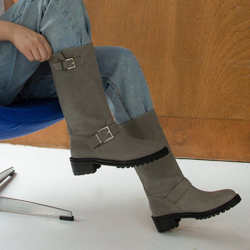 Marga Middle Biker Boots_B010_3colors_4cm