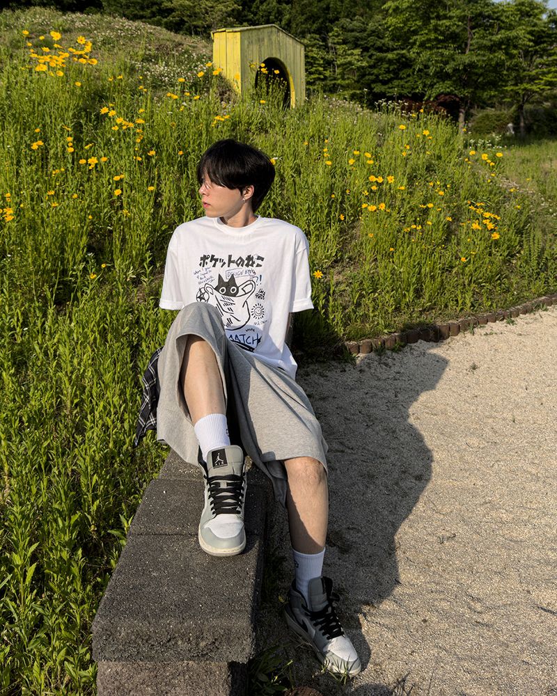 Lever Check Layered Bermuda Pants
