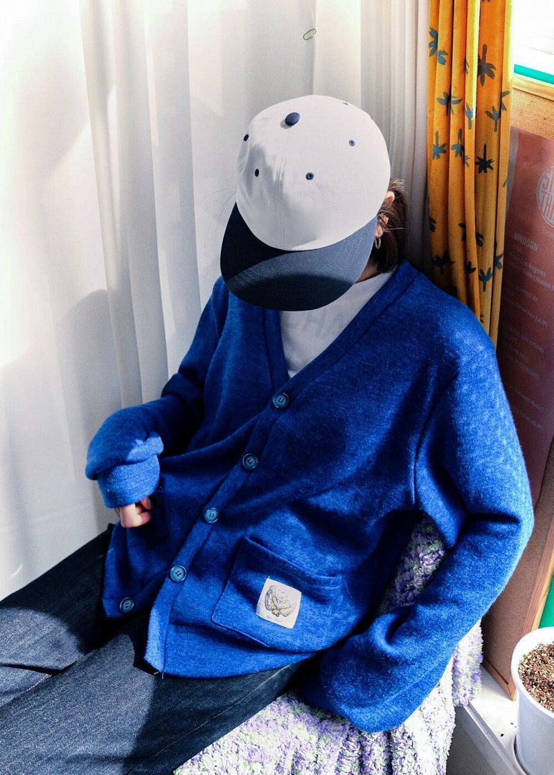BASECREAM CARDIGAN BLUE