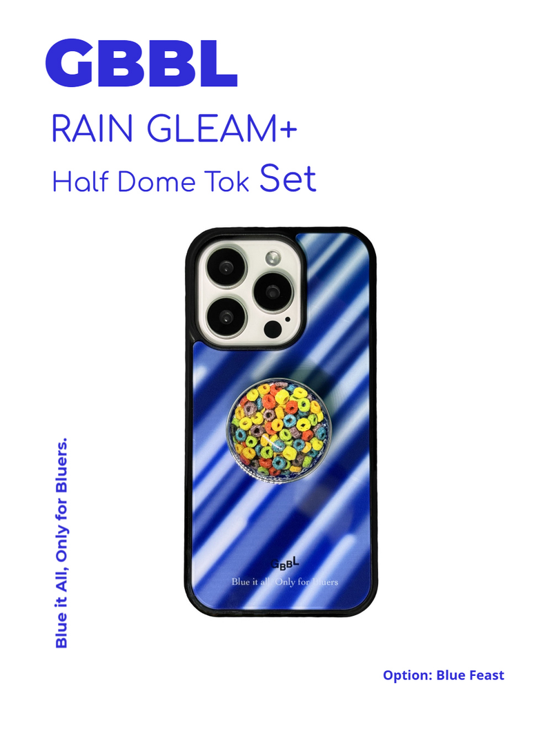 GBBL（ジービービーエル）の「[Double Magsafe] レイングリーム & ブルーフィースト (Transparent Body) セット（スマホグッズ/小物）」