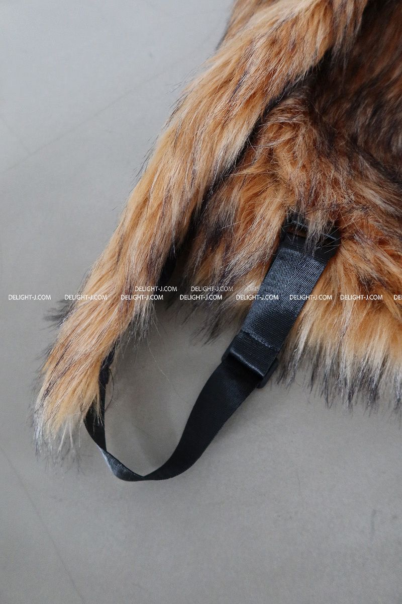 Raccoon Fake Fur Backpack