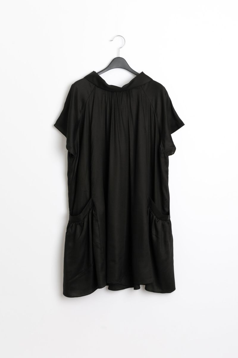 mock neck shirring pocket ops(3colors)