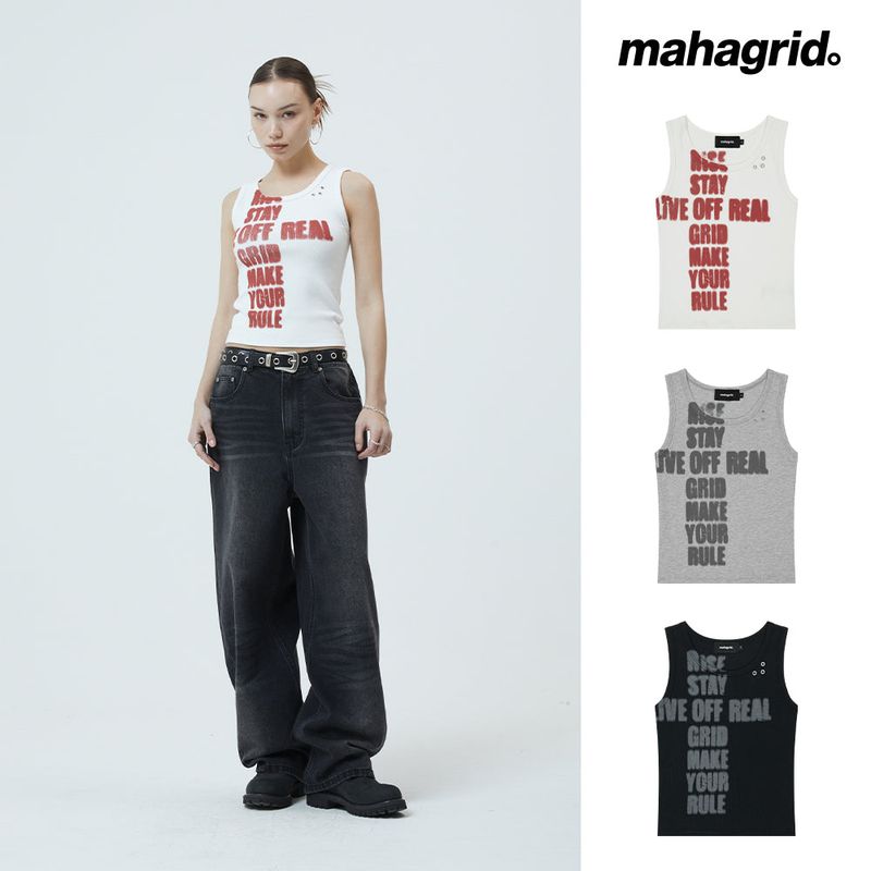 RISE CRACK TANK TOP_GREY