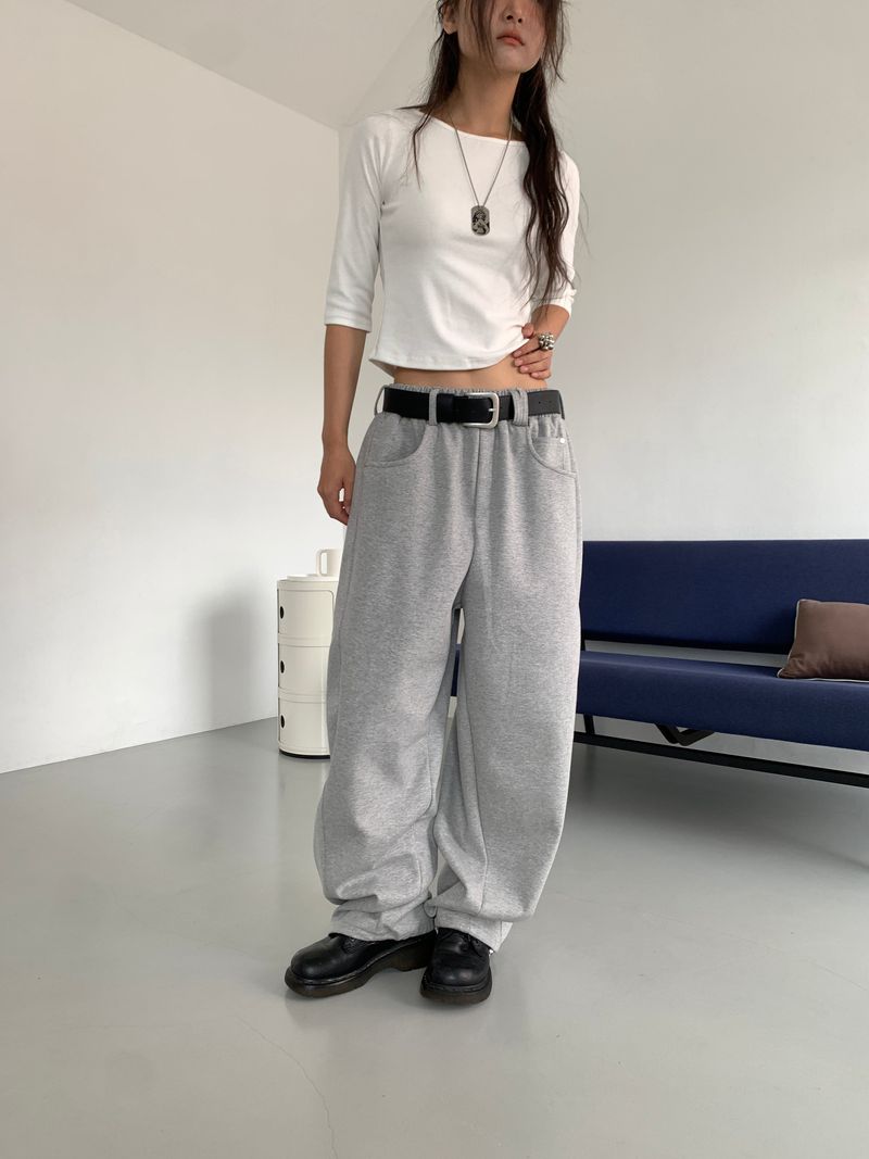 BELT LOOP SWEAT PANTS (2C)