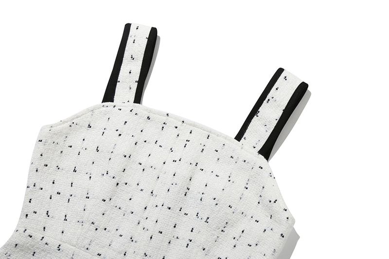 PURE TWEED DRESS_WHITE