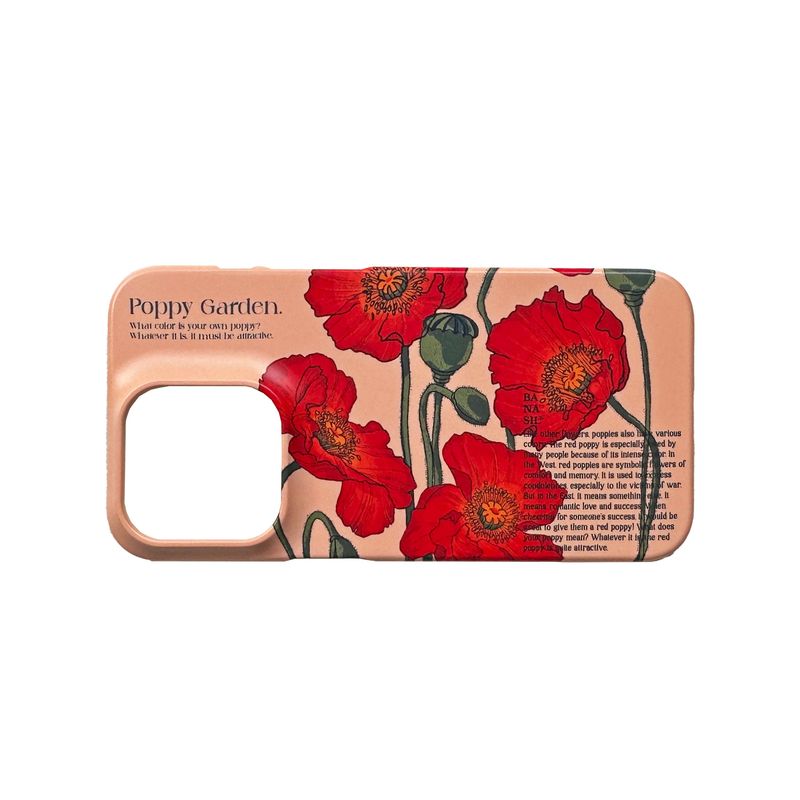 レッドポピー iPhoneケース