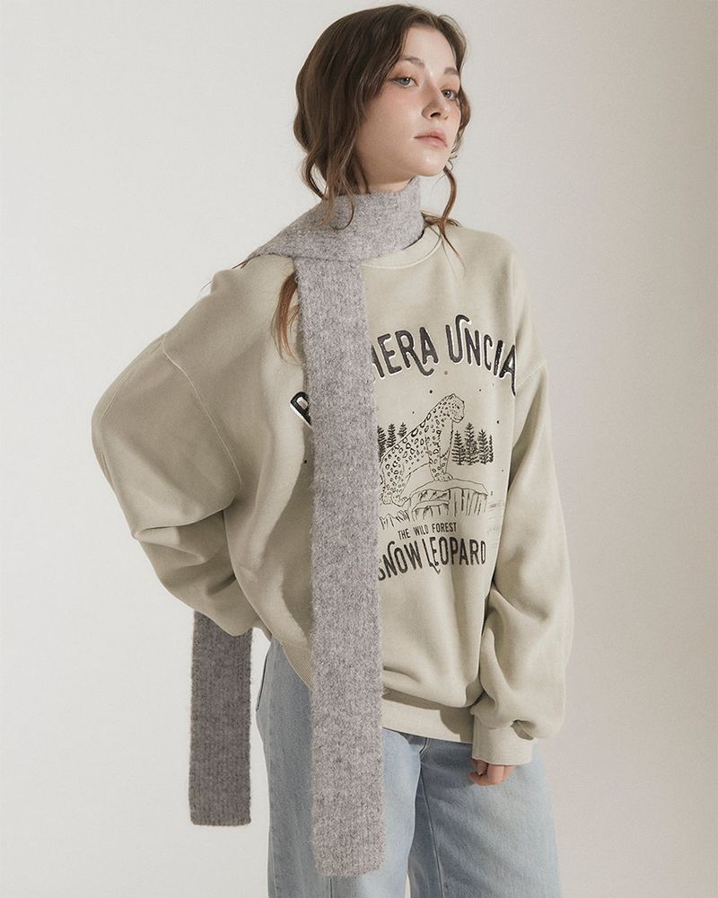 SLIM KNIT TIE MUFFLER [3colors]