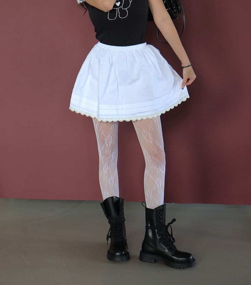 lace see-through stockings
