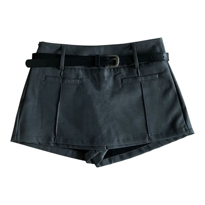Belt line skirt pants