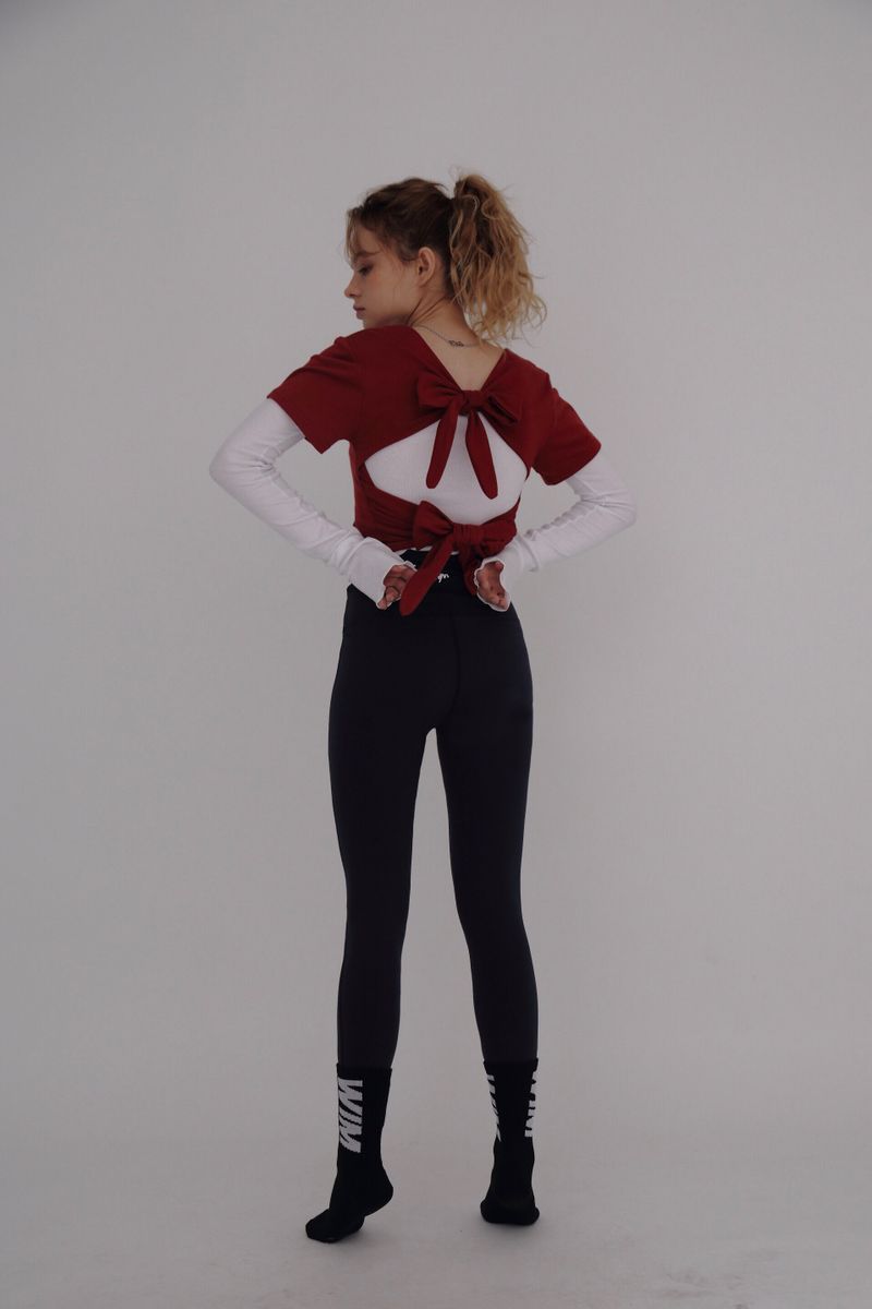 DOUBLELAP LEGGINGS- navy