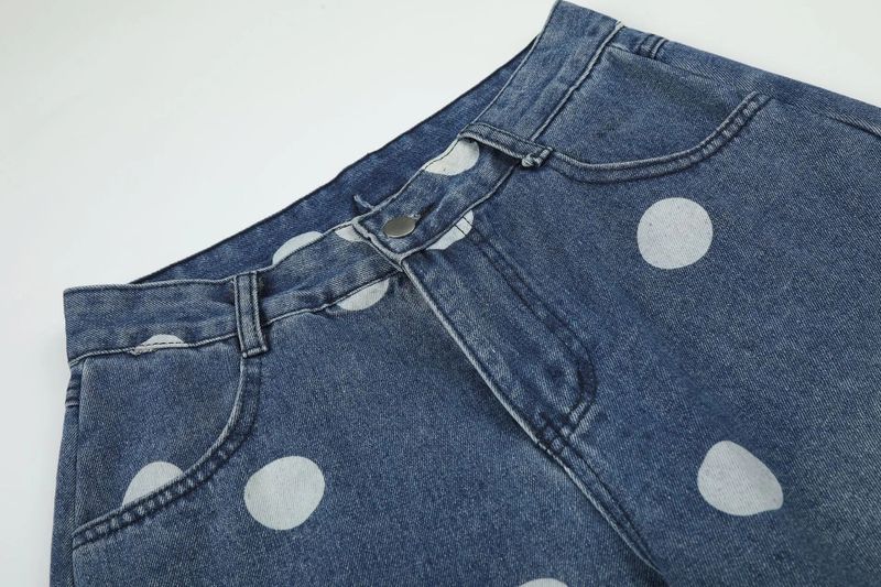 Big Dot Barrel Denim Jeans