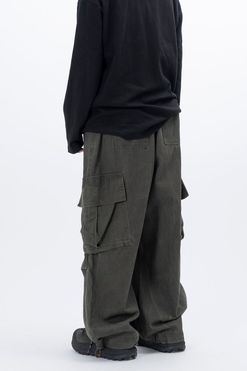 Abre Washed Cargo Pants