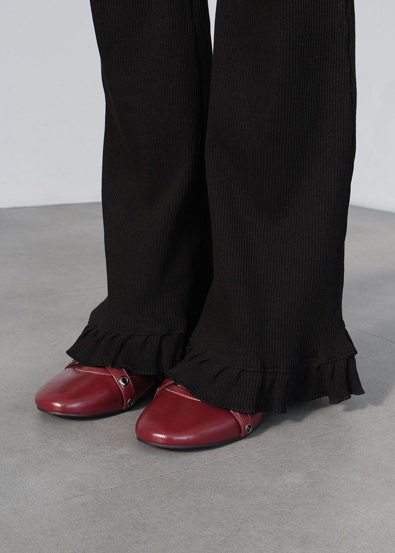 STUD FLAT SHOES