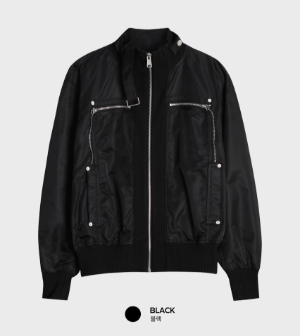 Locus Heathrow Bandad Cropped Windbreaker Jacket