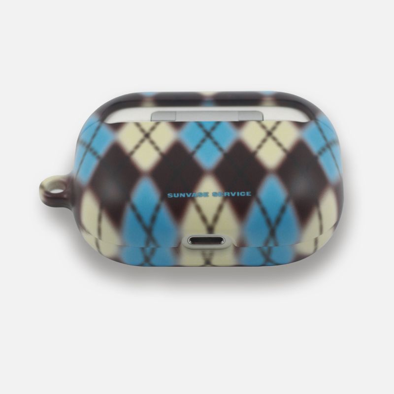 ARGYLE BLUR CASE_BROWN (airpods)