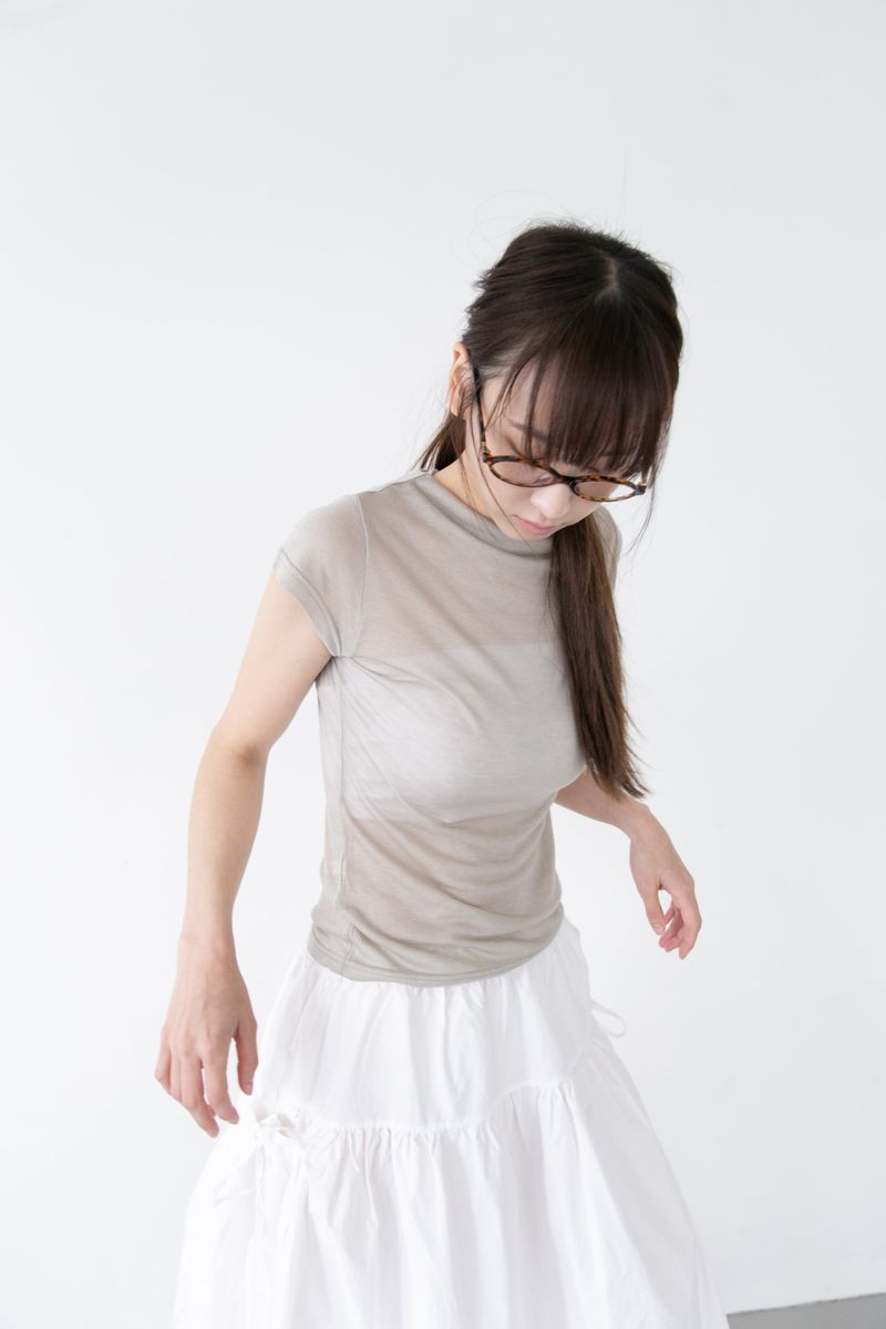 slim drape half top(5colors)