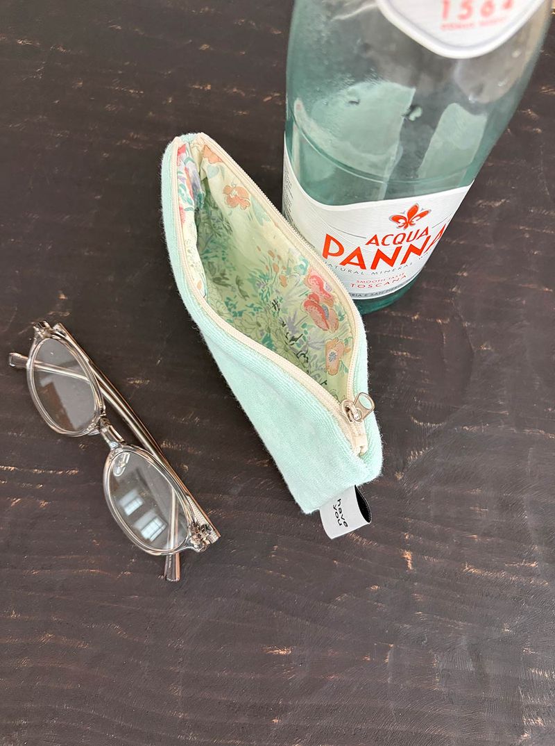 Terry tool pouch - mint
