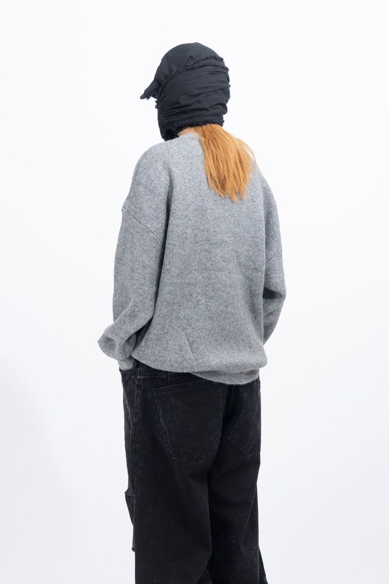 I'm Not Hairy Lettering Knit