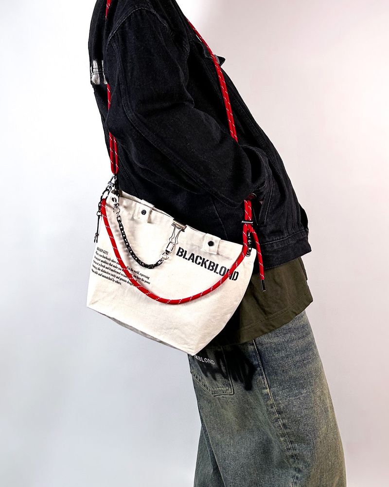 BBD Handcrafted Rope Cross Bag (Ivory)