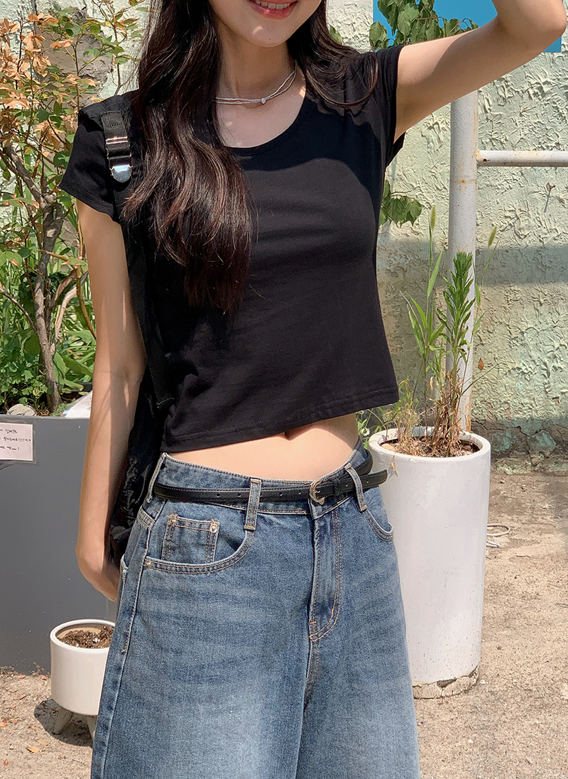Vintage Bermuda Wide Denim Shorts