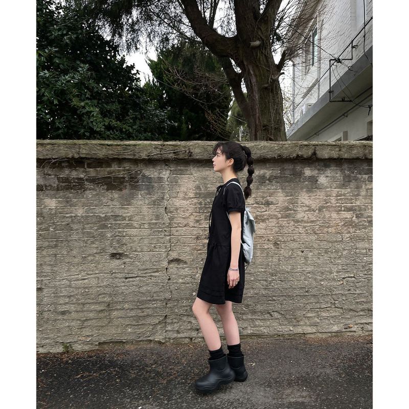 Rally puff dress