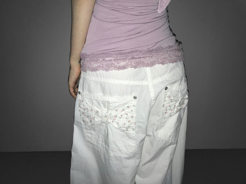 anemone flower ribbon pt(2 color)
