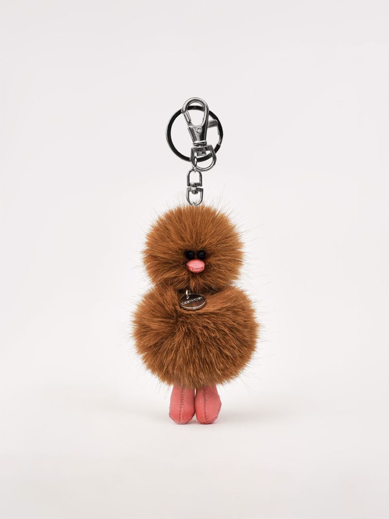 Cosymosy Mini Bird Keyring -  Choco