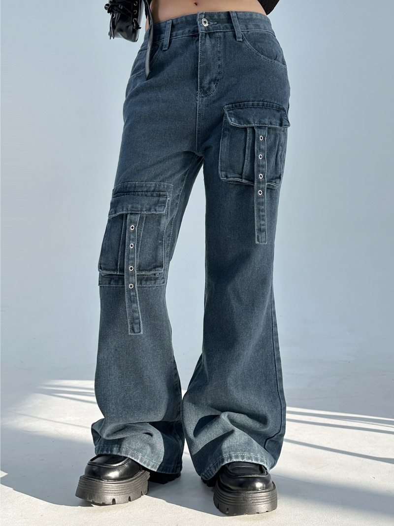 UNIQUE CARGO SEMI BOOTCUT💙 - 2 SIZES