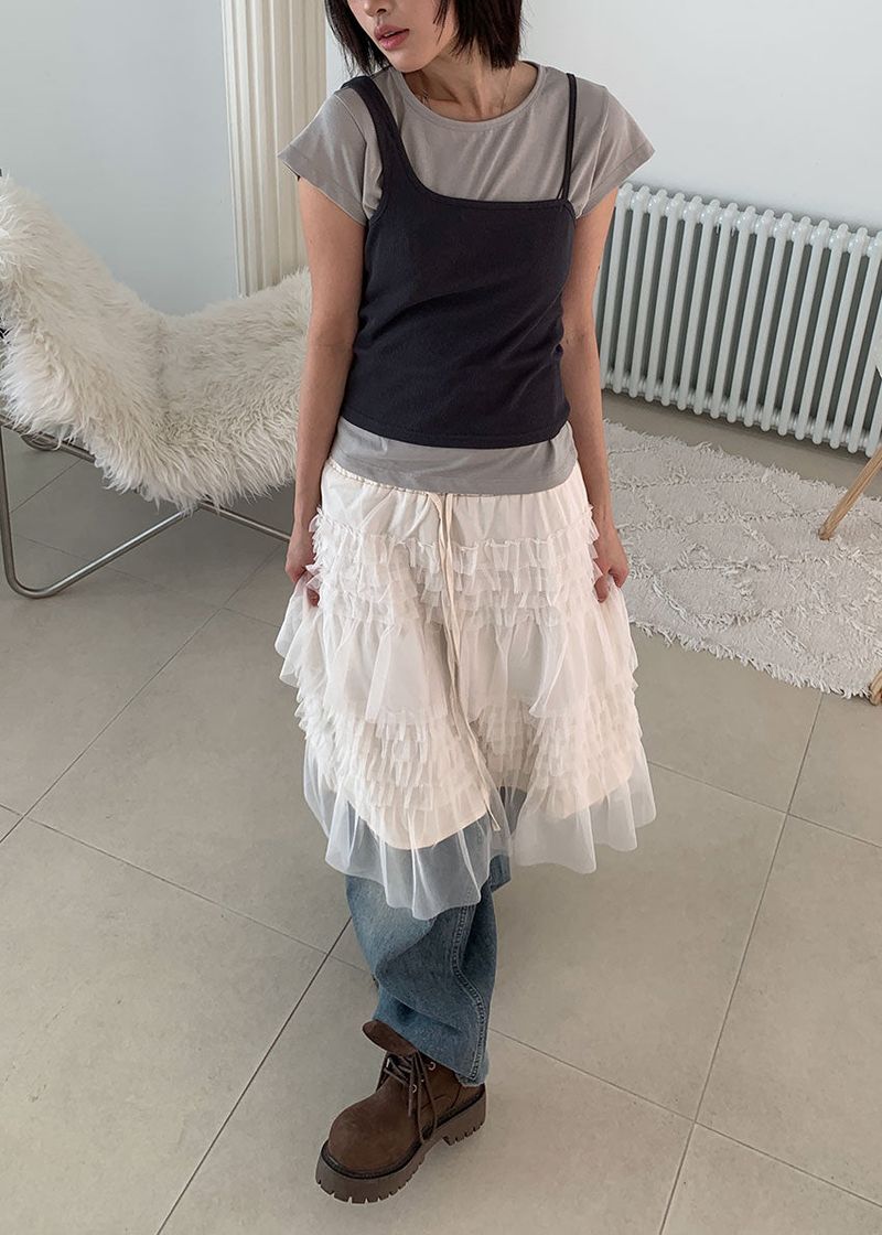 CANCAN SHA MIDI SKIRT (3color)
