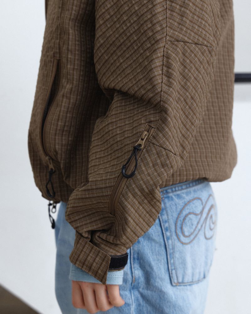 Plaid Light Tech Wind Jacket