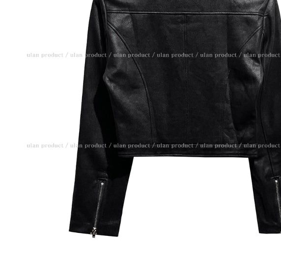 Saika Suede Cropped Rider Jacket
